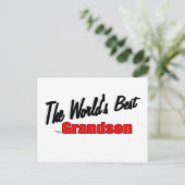 Der beste Enkel der Welt Postkarte (Stehend Vorderseite)