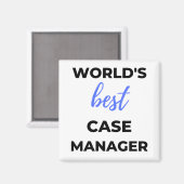 Der beste Fallmanager der Welt 2 Magnet (Vorderseite/Rückseite)