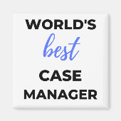 Der beste Fallmanager der Welt 2 Magnet (Vorne)