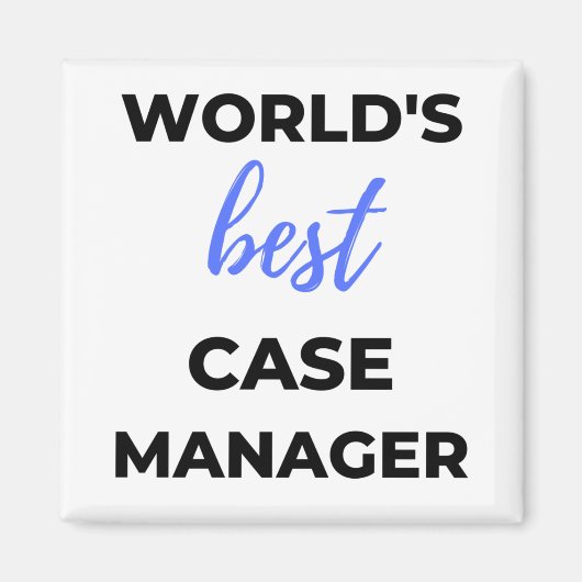 Der beste Fallmanager der Welt 2 Magnet (Vorne)