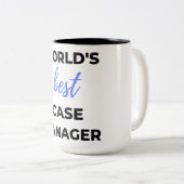 Der beste Fallmanager der Welt 2 Zweifarbige Tasse (VorderseiteRechts)