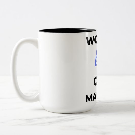 Der beste Fallmanager der Welt 2 Zweifarbige Tasse (Links)