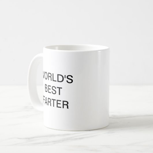 Der beste Farmer der Welt Kaffeetasse (Vorderseite Links)