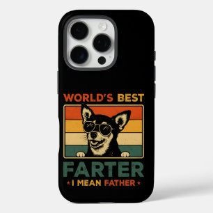 Der beste Farter I Gemein Vater Funny Vater Dog iPhone 16 Pro Hülle