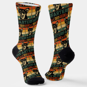 Der beste Farter I Gemein Vater Funny Vater Dog Socken