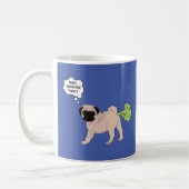 Der beste Farter-Mops-Hund der Welt Kaffeetasse (Links)