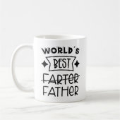 Der beste Farter-Vater der lustigen Welt Kaffeetasse (Links)