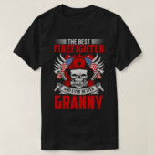 Der beste Feuerwehrmann und noch besser GRANNY T-Shirt (Design vorne)