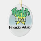 Der beste Finanzberater der Welt Keramikornament (Rechts)