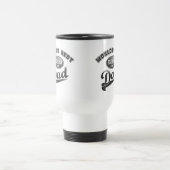 Der beste Fischer u. der Vater der Welt Reisebecher (Mittel)