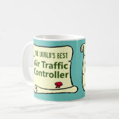Der beste Flugverkehrsleiter der Welt. Kaffeetasse (Vorderseite Links)