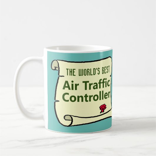 Der beste Flugverkehrsleiter der Welt. Kaffeetasse (Links)