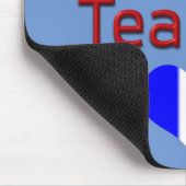 Der beste Französischlehrer der Welt mit der Herze Mousepad (Ecke)