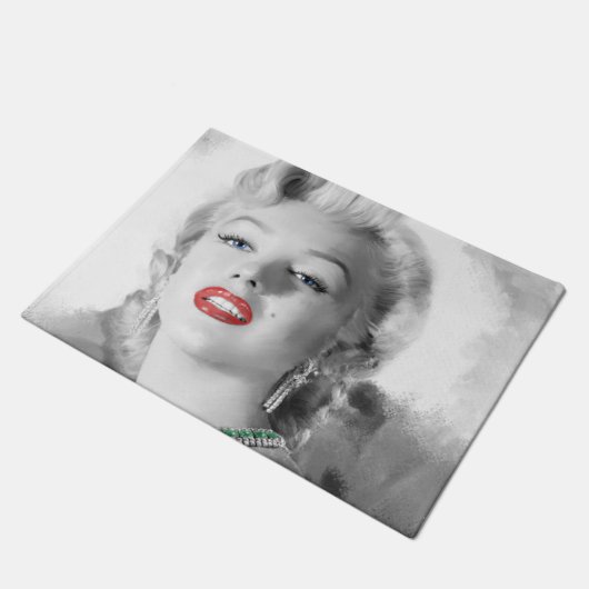 Der beste Freund des Mädchens I 2 Fußmatte (Schrägansicht)