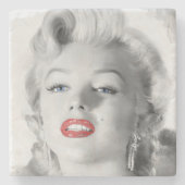 Der beste Freund des Mädchens I Steinuntersetzer (Vorderseite)