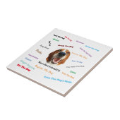 Der beste Freund des Mannes (?) Fliese (Seite)