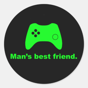 Der beste Freund des Mannes - Funny Gamer Stickers