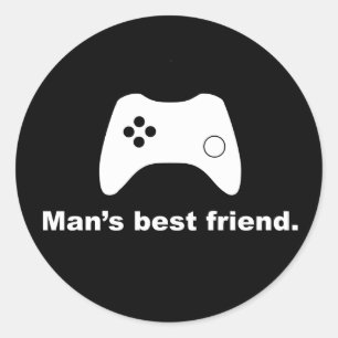 Der beste Freund des Mannes - Funny Gamer Stickers