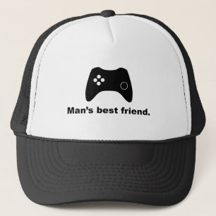 Der beste Freund des Menschen Funny Gamer Mesh Hat Truckerkappe