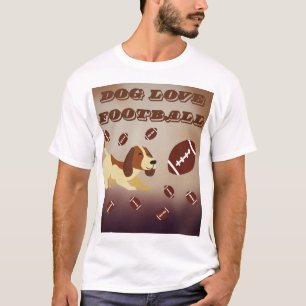 Der beste Freund des Menschen, Hund und Fußball T-Shirt