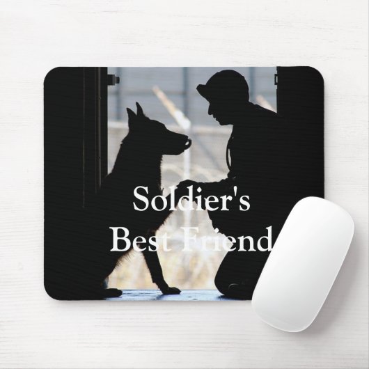 Der beste Freund des Soldaten Mousepad (Mit Mouse)