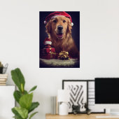 Der beste Freund des Weihnachtsmanns Poster (Heimbüro)