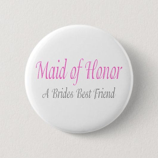 Der beste Freund einer Braut Button (Vorderseite)