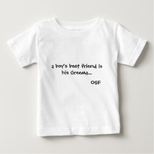 Der beste Freund eines Jungen ist sein Greema Baby T-shirt