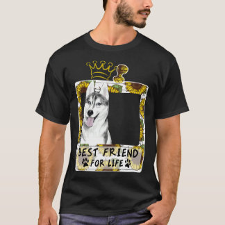 Der beste Freund für das Leben für Husky T-Shirt