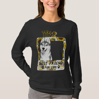 Der beste Freund für das Leben für Husky T-Shirt