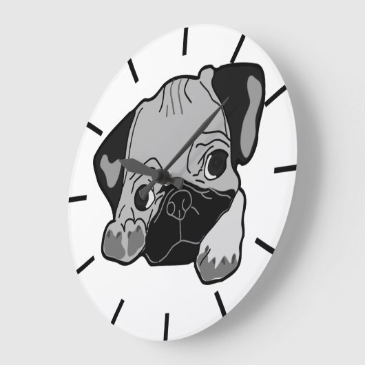 Der beste Freund Große Wanduhr (Winkel)