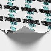 Der beste Freund-Hund des Mannes Geschenkpapier (Ecke)