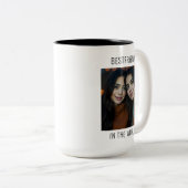 Der beste Freund im Foto der Welt Zweifarbige Tasse (VorderseiteRechts)