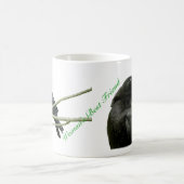 Der beste Freund-Krähen-Tasse der Frau Kaffeetasse (Mittel)