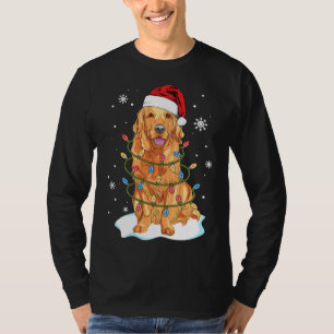 Der beste Freund Matching Santa Golden Retriever C T-Shirt