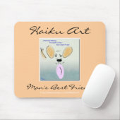 Der beste Freund Mousepad des Haiku-Kunst-Mannes (Mit Mouse)