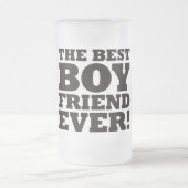 Der beste Freund überhaupt Mattglas Bierglas (Mittel)