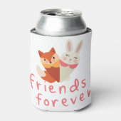 Der beste Freund von Fox und Rabbit Dosenkühler (Kanne Vorderseite)