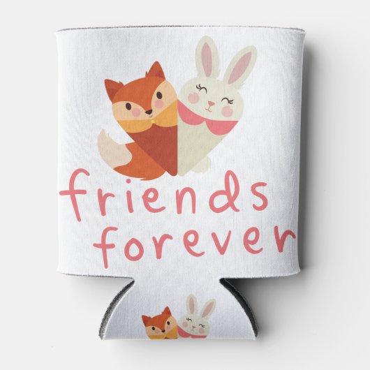 Der beste Freund von Fox und Rabbit Dosenkühler (Vorderseite)