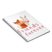 Der beste Freund von Fox und Rabbit Notizblock (Rechte Seite)
