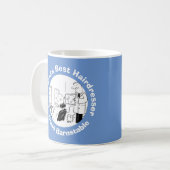 Der beste Friseur der Welt für persönliche Kontakt Kaffeetasse (Vorderseite Links)