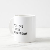 Der beste Friseur der Welt Kaffeetasse (Vorderseite Links)