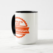 Der beste Friseur der Welt Tasse (Vorderseite Links)