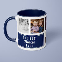 Der beste Funcle Ever Navy Blau Foto-Onkel