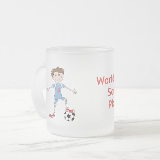 Der beste Fußballspieler der Welt Mattglastasse (Vorderseite Links)