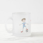 Der beste Fußballspieler der Welt Mattglastasse (Links)