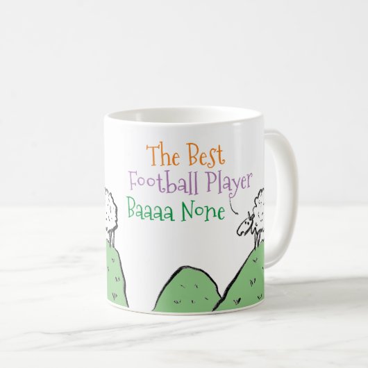 Der beste Fußballspieler Kaffeetasse (VorderseiteRechts)
