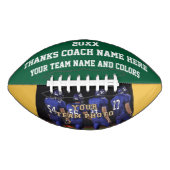 Der beste Fußballtrainer gibt Ihnen Ihr FOTO, Ihre Football (Vorderseite)