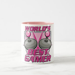 Der beste Gamer der Welt Zweifarbige Tasse