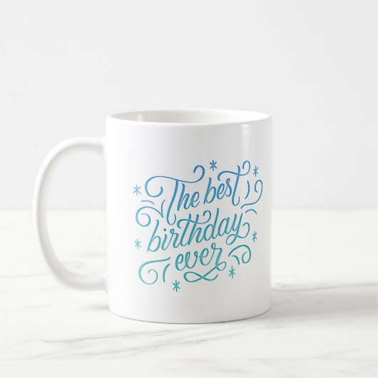 der beste Geburtstag Kaffeetasse (Links)